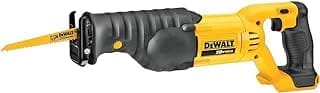 DEWALT 20V MAX Reciprocating Saw 3000 Strokes Per Minute Variable Speed Trigger Bare Tool Only DCS380B BlackClear