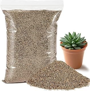 Sukh 305OZ Vermiculite - Organic Vermiculite for Plants Fine Horticultural Vermiculite Soil Amendments Vermiculite Bulk Soil Additive Perfect for Potted Plants and Garden Professional Grade 1-3mm